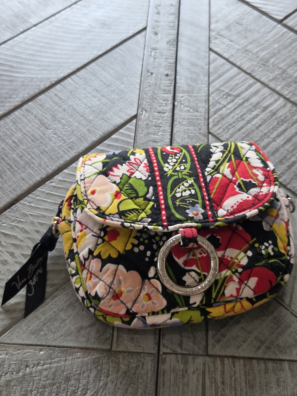 Vera Bradley Poppy Fields Mini Saddle Up Crossbody Belt Bag Retired